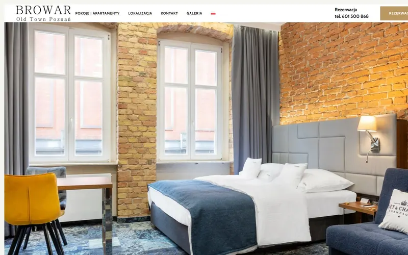 Strona firmy Apartamenty Browar